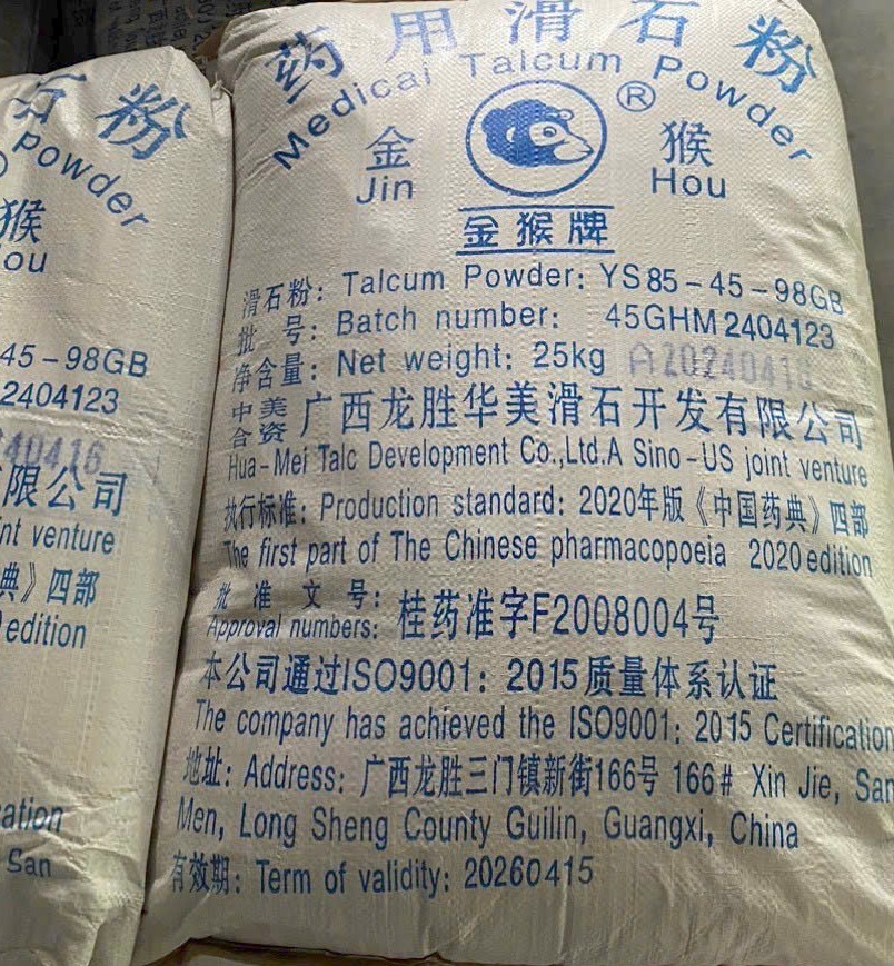 Talc Powder – Mg3Si4O10(OH)2 (Bột Talc dược)