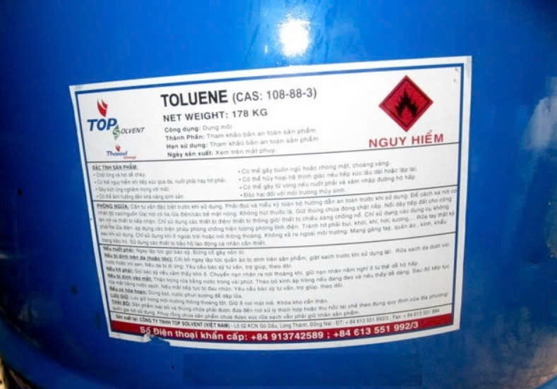 Toluene – C6H5CH3
