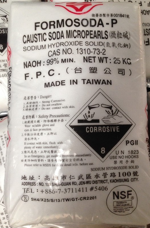 Caustic Soda Micropearls – NaOH (Xút hạt Đài Loan)