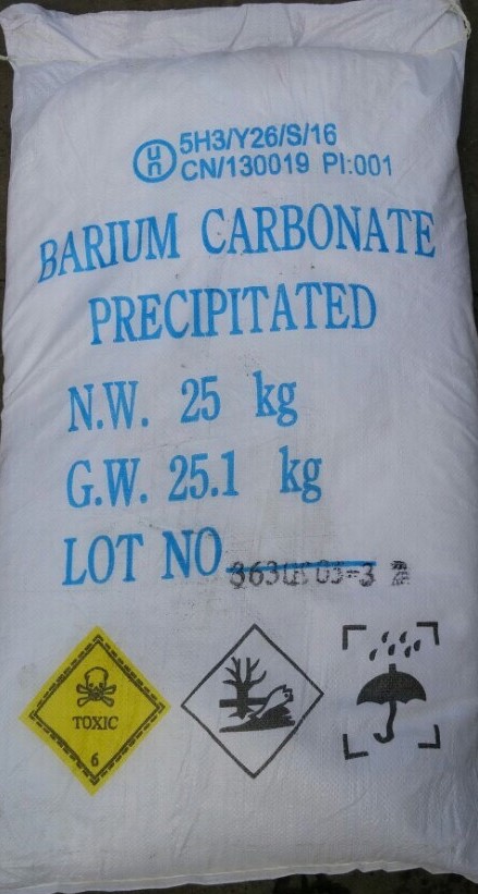 Barium carbonate – BaCO3