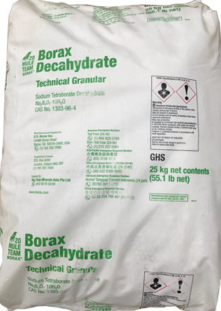 Borax Decahydrate – Na2B4O7.10H2O