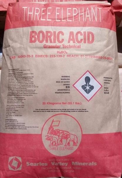 Boric Acid – H3BO3